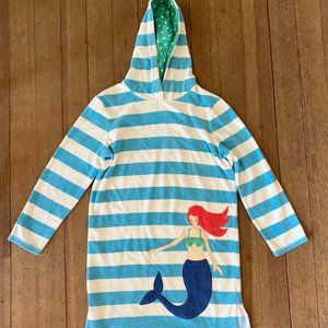Mini Boden Girl's Après Swim Toweling Coverup, Size 11-12